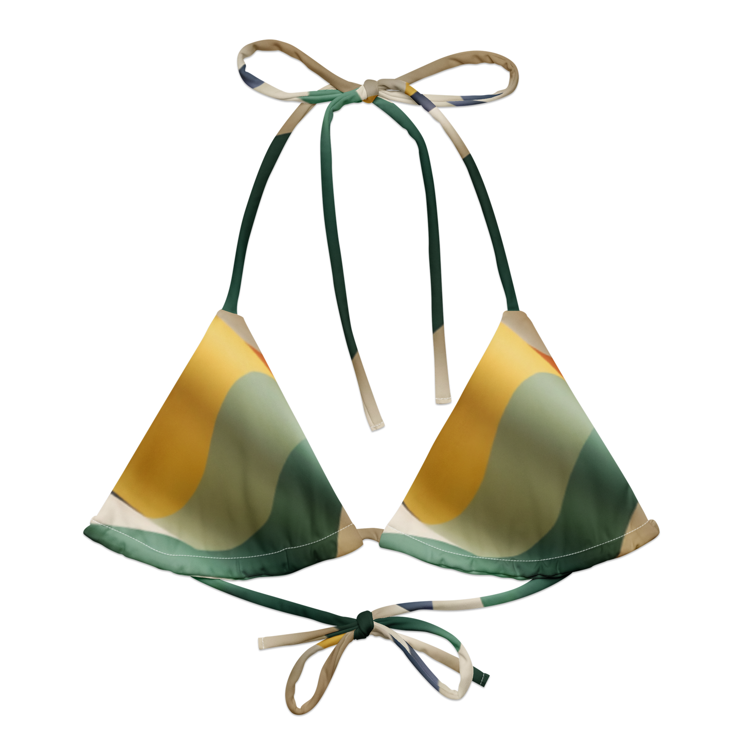 Bold Waves Bikini Top