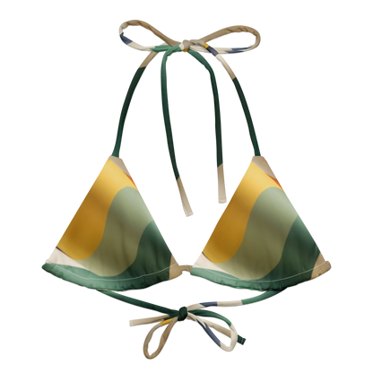 Bold Waves Bikini Top